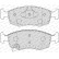 Kit de plaquettes de frein, frein à disque PREMIER ECO FRICTION FDB4400 Ferodo, Vignette 4