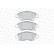 Kit de plaquettes de frein, frein à disque PREMIER ECO FRICTION FDB4404 Ferodo, Vignette 3