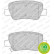 Kit de plaquettes de frein, frein à disque PREMIER ECO FRICTION FDB4411 Ferodo, Vignette 4