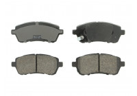 Kit de plaquettes de frein, frein à disque PREMIER ECO FRICTION FDB4426 Ferodo