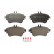 Kit de plaquettes de frein, frein à disque PREMIER ECO FRICTION FDB4428 Ferodo