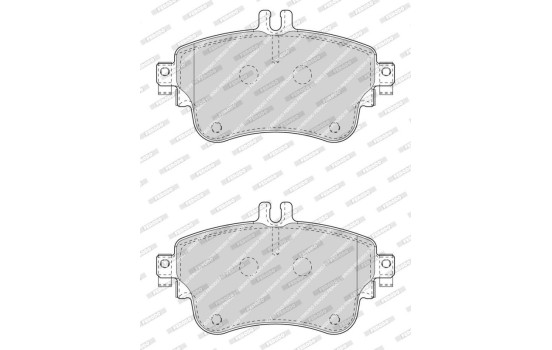 Kit de plaquettes de frein, frein à disque PREMIER ECO FRICTION FDB4428 Ferodo, Image 6