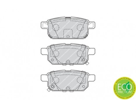 Kit de plaquettes de frein, frein à disque PREMIER ECO FRICTION FDB4430 Ferodo, Image 3