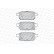 Kit de plaquettes de frein, frein à disque PREMIER ECO FRICTION FDB4430 Ferodo, Vignette 3
