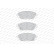 Kit de plaquettes de frein, frein à disque PREMIER ECO FRICTION FDB4446 Ferodo, Vignette 3