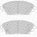 Kit de plaquettes de frein, frein à disque PREMIER ECO FRICTION FDB4446 Ferodo, Vignette 4