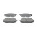 Kit de plaquettes de frein, frein à disque PREMIER ECO FRICTION FDB4447 Ferodo, Vignette 2