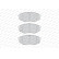 Kit de plaquettes de frein, frein à disque PREMIER ECO FRICTION FDB4447 Ferodo, Vignette 3