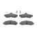 Kit de plaquettes de frein, frein à disque PREMIER ECO FRICTION FDB4457 Ferodo