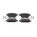 Kit de plaquettes de frein, frein à disque PREMIER ECO FRICTION FDB4485 Ferodo, Vignette 2