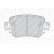 Kit de plaquettes de frein, frein à disque PREMIER ECO FRICTION FDB4485 Ferodo, Vignette 3