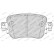 Kit de plaquettes de frein, frein à disque PREMIER ECO FRICTION FDB4485 Ferodo, Vignette 4
