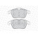 Kit de plaquettes de frein, frein à disque PREMIER ECO FRICTION FDB4498 Ferodo, Vignette 3