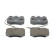 Kit de plaquettes de frein, frein à disque PREMIER ECO FRICTION FDB455 Ferodo, Vignette 3