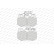 Kit de plaquettes de frein, frein à disque PREMIER ECO FRICTION FDB455 Ferodo, Vignette 4