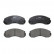 Kit de plaquettes de frein, frein à disque PREMIER ECO FRICTION FDB4567 Ferodo