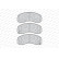 Kit de plaquettes de frein, frein à disque PREMIER ECO FRICTION FDB4567 Ferodo, Vignette 3