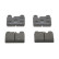 Kit de plaquettes de frein, frein à disque PREMIER ECO FRICTION FDB458 Ferodo, Vignette 2