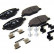 Kit de plaquettes de frein, frein à disque PREMIER ECO FRICTION FDB4590 Ferodo