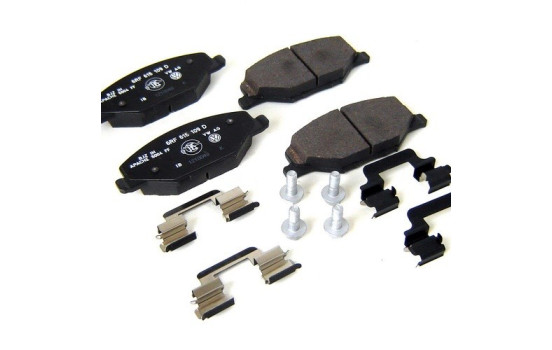 Kit de plaquettes de frein, frein à disque PREMIER ECO FRICTION FDB4590 Ferodo