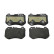 Kit de plaquettes de frein, frein à disque PREMIER ECO FRICTION FDB4607 Ferodo, Vignette 2