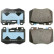 Kit de plaquettes de frein, frein à disque PREMIER ECO FRICTION FDB4608 Ferodo