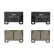 Kit de plaquettes de frein, frein à disque PREMIER ECO FRICTION FDB461 Ferodo