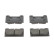 Kit de plaquettes de frein, frein à disque PREMIER ECO FRICTION FDB461 Ferodo, Vignette 3