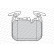 Kit de plaquettes de frein, frein à disque PREMIER ECO FRICTION FDB4611 Ferodo, Vignette 5