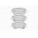 Kit de plaquettes de frein, frein à disque PREMIER ECO FRICTION FDB4613 Ferodo, Vignette 3