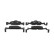 Kit de plaquettes de frein, frein à disque PREMIER ECO FRICTION FDB4616 Ferodo, Vignette 4