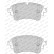 Kit de plaquettes de frein, frein à disque PREMIER ECO FRICTION FDB4617 Ferodo, Vignette 3