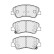Kit de plaquettes de frein, frein à disque PREMIER ECO FRICTION FDB4623 Ferodo, Vignette 4