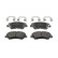 Kit de plaquettes de frein, frein à disque PREMIER ECO FRICTION FDB4623 Ferodo, Vignette 2