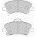 Kit de plaquettes de frein, frein à disque PREMIER ECO FRICTION FDB4623 Ferodo, Vignette 4