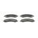 Kit de plaquettes de frein, frein à disque PREMIER ECO FRICTION FDB4625 Ferodo, Vignette 2