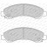 Kit de plaquettes de frein, frein à disque PREMIER ECO FRICTION FDB4625 Ferodo, Vignette 3