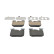 Kit de plaquettes de frein, frein à disque PREMIER ECO FRICTION FDB4662 Ferodo, Vignette 4
