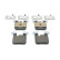 Kit de plaquettes de frein, frein à disque PREMIER ECO FRICTION FDB4663 Ferodo, Vignette 4