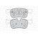 Kit de plaquettes de frein, frein à disque PREMIER ECO FRICTION FDB4679 Ferodo, Vignette 3