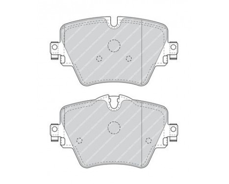 Kit de plaquettes de frein, frein à disque PREMIER ECO FRICTION FDB4689 Ferodo, Image 2