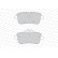 Kit de plaquettes de frein, frein à disque PREMIER ECO FRICTION FDB4701 Ferodo, Vignette 2