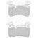 Kit de plaquettes de frein, frein à disque PREMIER ECO FRICTION FDB4714 Ferodo, Vignette 4