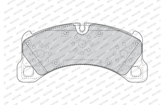 Kit de plaquettes de frein, frein à disque PREMIER ECO FRICTION FDB4717 Ferodo, Image 5