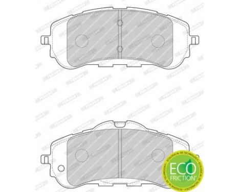 Kit de plaquettes de frein, frein à disque PREMIER ECO FRICTION FDB4764 Ferodo, Image 4