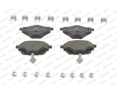 Kit de plaquettes de frein, frein à disque PREMIER ECO FRICTION FDB4766 Ferodo