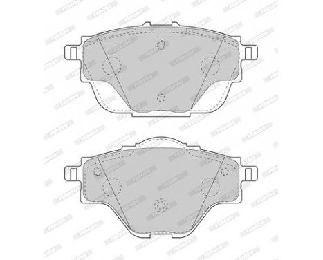 Kit de plaquettes de frein, frein à disque PREMIER ECO FRICTION FDB4766 Ferodo, Image 2