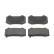 Kit de plaquettes de frein, frein à disque PREMIER ECO FRICTION FDB4777 Ferodo, Vignette 2