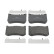 Kit de plaquettes de frein, frein à disque PREMIER ECO FRICTION FDB4800 Ferodo, Vignette 3