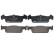 Kit de plaquettes de frein, frein à disque PREMIER ECO FRICTION FDB4822 Ferodo